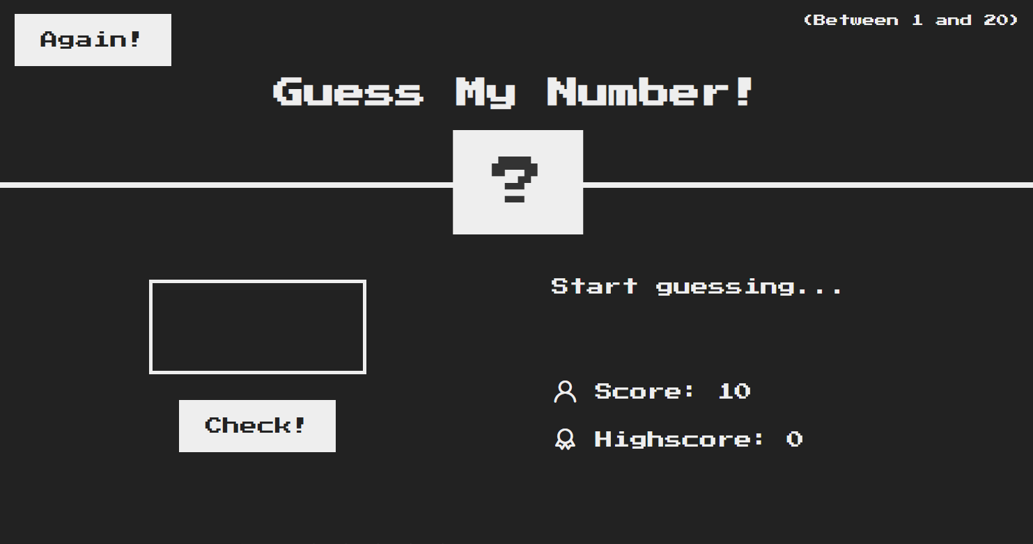 Cover of the Guess the Number project